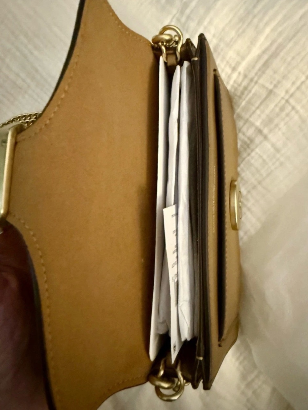 Coach Tabby-style Crossbody Bag in Brown with Gold Hardware - Picture 6 of 10